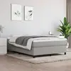Image de vidaXL Cadre de lit sans matelas 140x190 cm - Gris clair