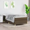 Image de VIDAXL Cadre de lit - Marron foncé 90x190 cm Tissu