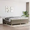 Image de VidaXL Cadre de lit tissu - Taupe 200x200 cm