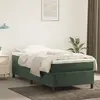 Image de vidaXL Cadre de lit sans matelas - Vert foncé 90x200 cm