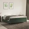 Image de vidaXL Cadre de lit - 160x200 cm - Vert foncé