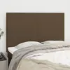 Image de vidaXL Têtes de lit 4 pcs 72x5x78/88 cm - Marron foncé