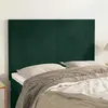Image de vidaXL Lot de 4 Têtes de lit - Velours Vert foncé