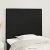Image de vidaXL Têtes de lit - Noir - 100 x 5 x 78/88 cm