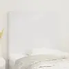 Image de vidaXL Têtes de lit 2 pcs - Blanc Similicuir