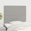 Image de VidaXL Têtes de lit 2 pièces - Gris clair