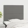 Image de vidaXL Têtes de lit 2 pcs - Gris foncé