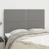 Image de vidaXL Têtes de lit 4 pcs 3116191 - Tissu gris foncé