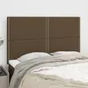 Image de vidaXL Têtes de lit 4 pcs - Marron foncé