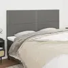 Image de vidaXL Headboards Set 4 pcs - Dark Gray 100x5x78/88 cm Fabric