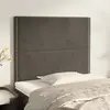 Image de VidaXL Têtes de lit 2 pcs Gris foncé