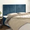 Image de vidaXL Têtes de lit 4 pcs - Bleu foncé