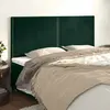 Image de vidaXL Lot de 4 Têtes de lit - Vert foncé