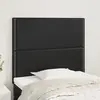 Image de vidaXL Têtes de lit 2pcs 90x5x78/88 cm - Noir