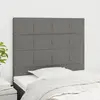 Image de vidaXL Têtes de lit 2 pcs - Gris foncé