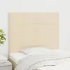 Image de vidaXL Têtes de lit 2 pcs - Crème