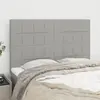Image de vidaXL Têtes de lit 4 pcs - Gris clair