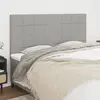 Image de VIDAXL Têtes de lit - Gris clair 100x5x78/88 cm