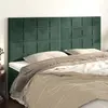 Image de vidaXL Têtes de lit 4 pcs 3116389 - Velours vert foncé