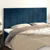 Image de vidaXL Têtes de lit - Bleu foncé
