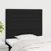 Image de Vidaxl Têtes de lit 2 pcs 80x5x78/88 cm - Noir