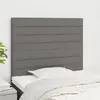 Image de vidaXL Têtes de lit 2 pcs - Gris foncé