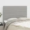Image de vidaXL Têtes de lit 4 pcs - Gris clair