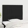 Image de VidaXL Têtes de lit 2 pcs Noir
