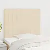 Image de VIDAXL Têtes de lit - Crème 100x5x78/88 cm