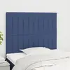 Image de vidaXL Têtes de lit (2 pcs) - Bleu 100x5x78/88 cm Tissu
