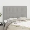 Image de VIDAXL Têtes de lit 4 pcs - Gris clair