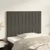 Image de VIDAXL Têtes de lit 2 pcs - Gris Foncé