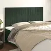 Image de vidaXL Têtes de lit 4 pcs - Vert foncé