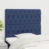 Image de vidaXL Têtes de lit 90x7x78/88 cm Bleu