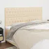 Image de Têtes de lit VIDAXL 4 pcs Crème 90x7x78/88 cm