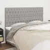 Image de vidaXL Têtes de lit 4 pièces - Gris clair