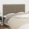 Image de vidaXL Têtes de lit 4 pcs 100x7x78/88 cm Taupe