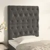 Image de vidaXL Têtes de lit 2 pcs 3116699 - Velours gris foncé