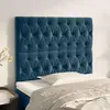 Image de VIDAXL Têtes de lit 2 pcs - Bleu foncé - Velours