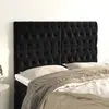 Image de vidaXL Têtes de lit 4 pcs - Noir