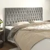 Image de vidaXL Têtes de lit 4 pcs - Gris clair