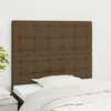 Image de vidaXL Têtes de lit 2 pcs Marron Foncé 100x5x78/88 cm