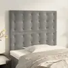 Image de vidaXL Têtes de lit 2 pcs - Gris clair