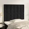 Image de vidaXL Têtes de lit 2 pcs - Noir