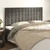 Image de Vidaxl Têtes de lit 4 pcs - Gris foncé - 100x5x78/88 cm - Velours