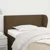 Image de VIDAXL Tête de lit avec oreilles - Marron foncé