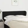 Image de Tête de lit vidaXL avec oreilles - Noir