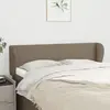 Image de vidaXL Tête de lit avec oreilles 147x23 - Taupe