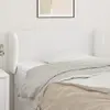 Image de vidaXL Tête de lit avec oreilles - Blanc