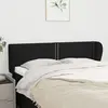 Image de vidaXL Tête de lit avec oreilles - Noir